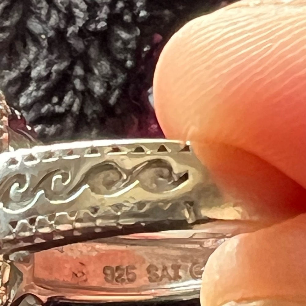 💚Rectangular Cut Quartz Sterling Silver Ring by Sai Krishna Jewelry SZ 7💚 - Picture 10 of 11